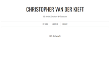 Tablet Screenshot of christophervdkieft.com